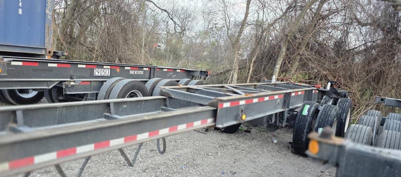 Tryton Norber chassis in the Houston yard