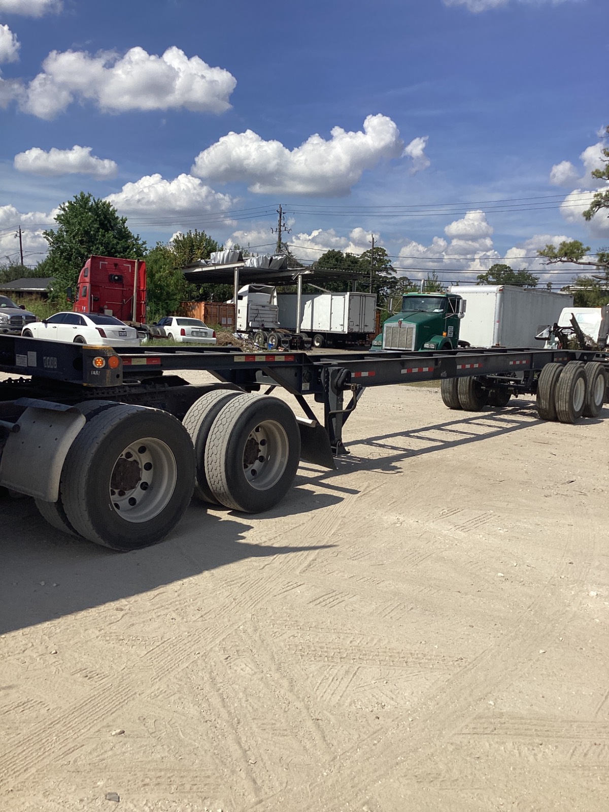 Chassis loaded on truck ready for delivery